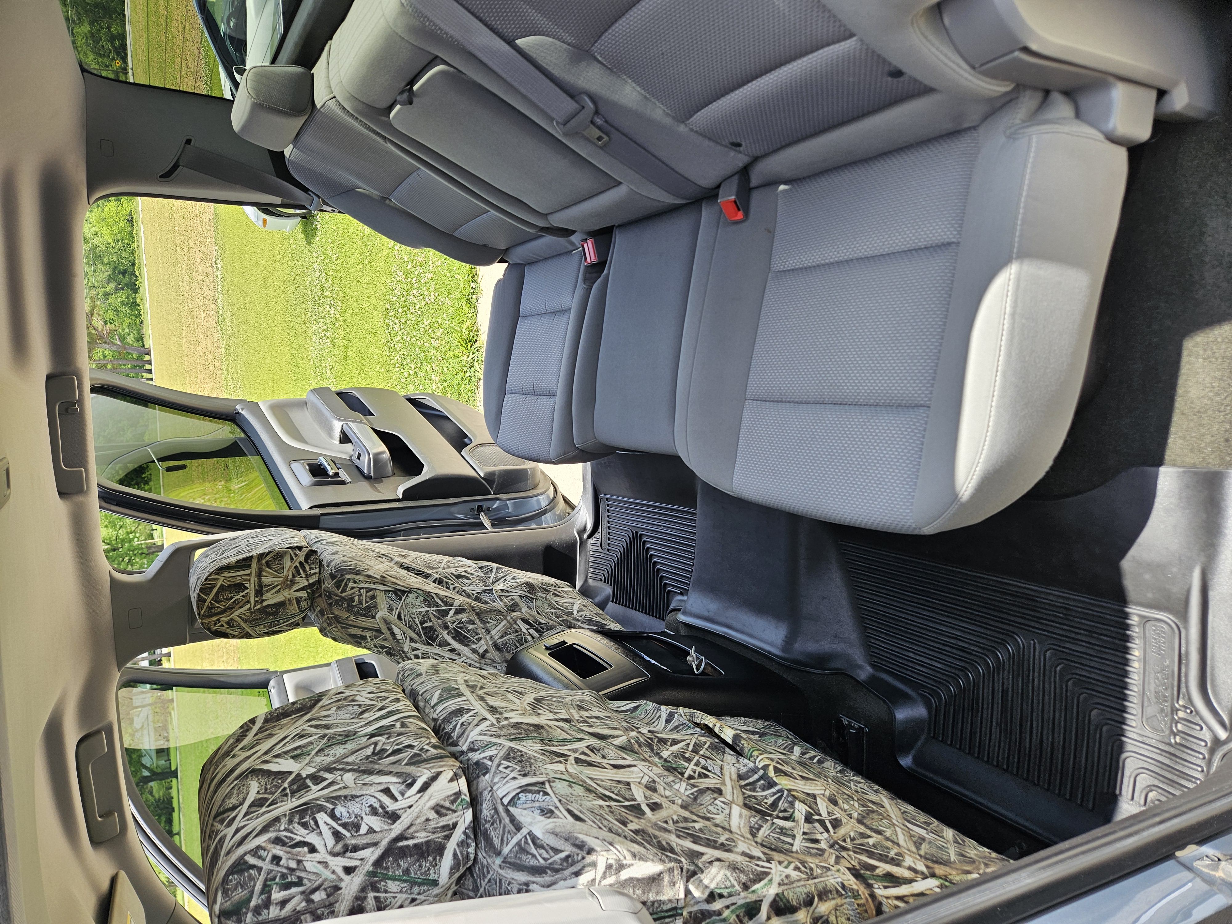 Clean truck dashboard and interior