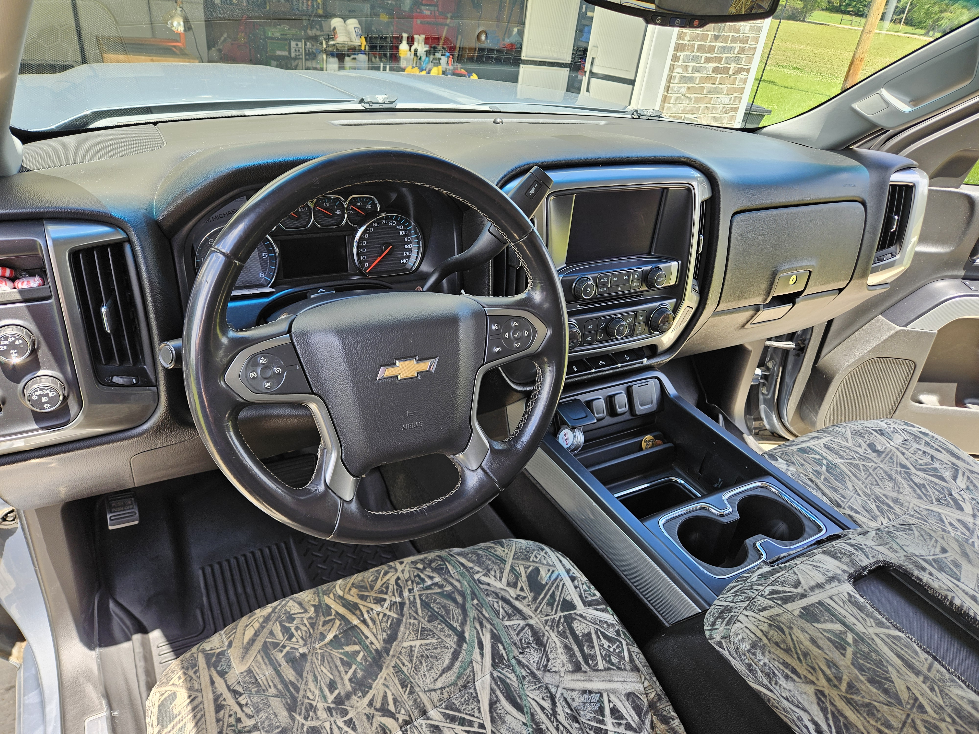Clean truck rear interior